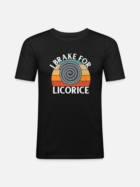 Licorice Gifts - Men's Slim Fit T-Shirt - black