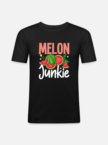 Melon Poison - T-shirt près du corps Homme - noir