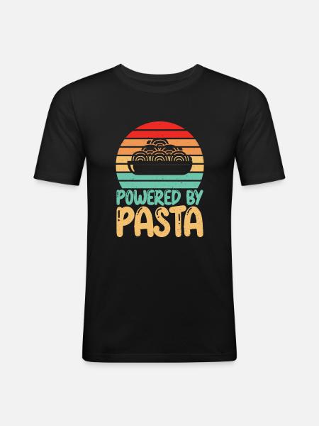Pasta Lover Gifts - Men's Slim Fit T-Shirt - black