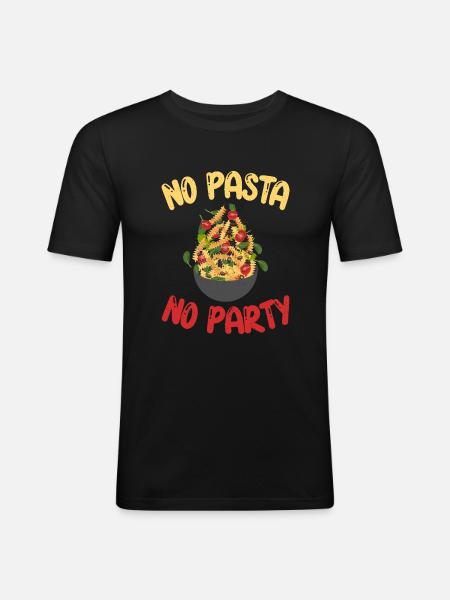 Pasta Lover Gifts - Men's Slim Fit T-Shirt - black