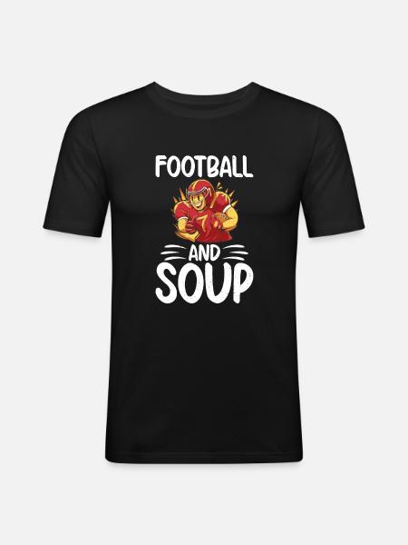 Soup Lovers Gifts - Men's Slim Fit T-Shirt - black