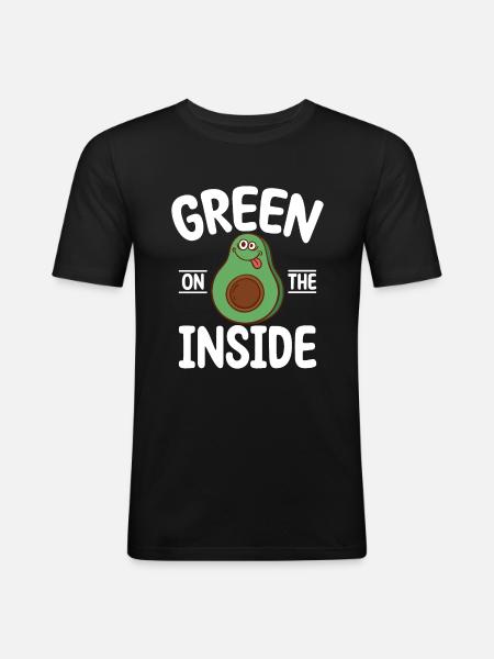 Avocado Gifts - Men's Slim Fit T-Shirt - black