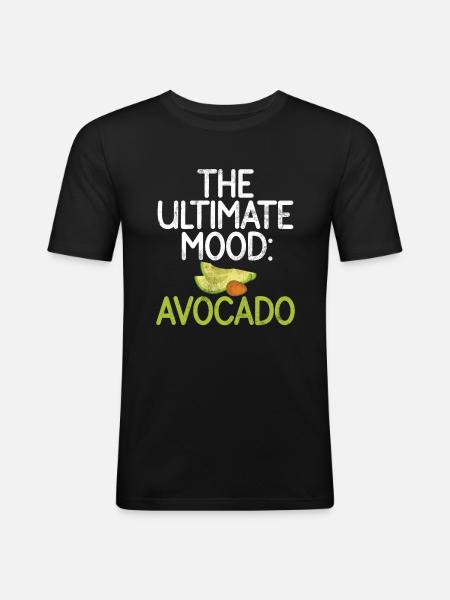 Avocado Gifts - Men's Slim Fit T-Shirt - black