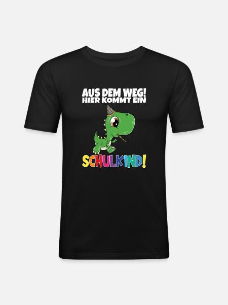 Écolier 2024 entrant à l'école - T-shirt près du corps Homme - noir