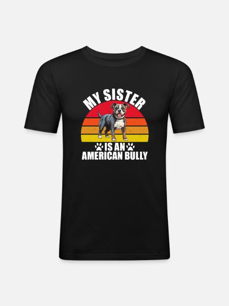 American Bully Gifts - Men's Slim Fit T-Shirt - black