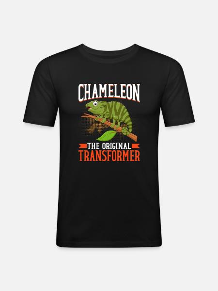 Chameleon Gifts - Men's Slim Fit T-Shirt - black