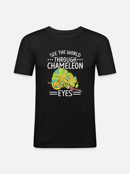 Chameleon Gifts - Men's Slim Fit T-Shirt - black