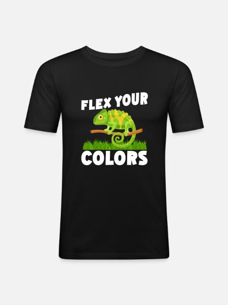 Chameleon Gifts - Men's Slim Fit T-Shirt - black