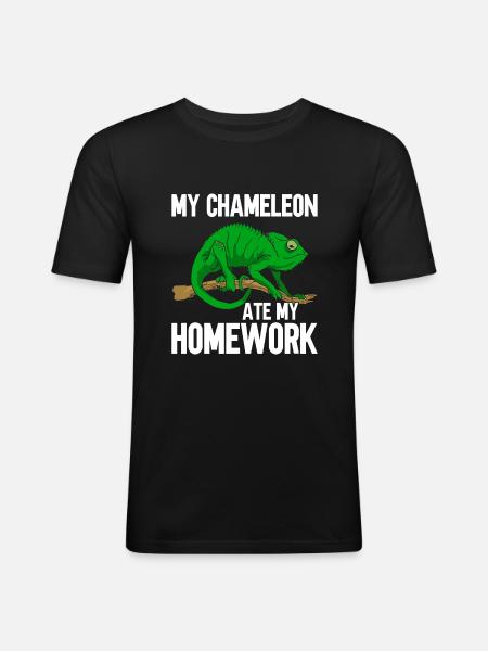 Chameleon Gifts - Men's Slim Fit T-Shirt - black