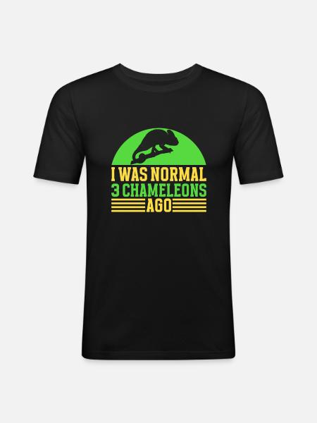 Chameleon Gifts - Men's Slim Fit T-Shirt - black