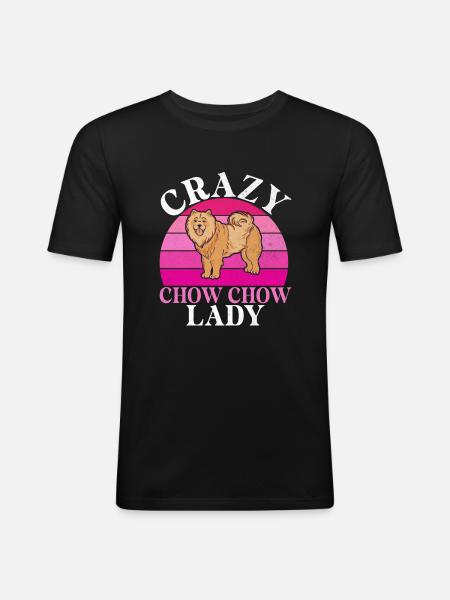Chow Chow Gifts - Men's Slim Fit T-Shirt - black