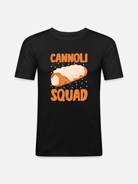 Cannoli Cannolo - Men's Slim Fit T-Shirt - black