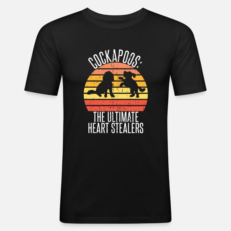 Cockapoo Gifts - Männer Slim Fit T-Shirt - Schwarz