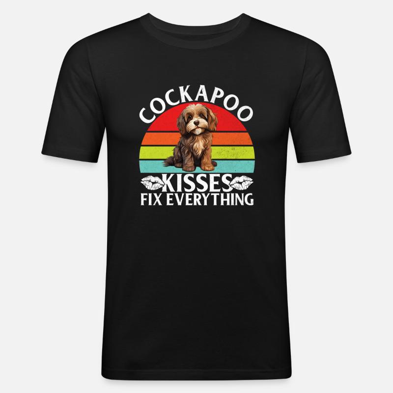 Cockapoo Gifts - Men's Slim Fit T-Shirt - black