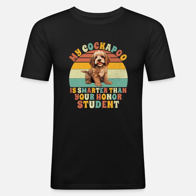 Cockapoo Gifts - Men's Slim Fit T-Shirt - black