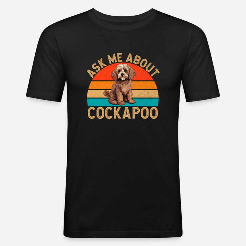 Cockapoo Gifts - Men's Slim Fit T-Shirt - black