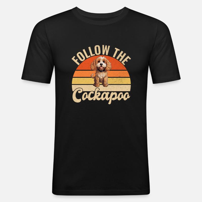 Cockapoo Gifts - Männer Slim Fit T-Shirt - Schwarz