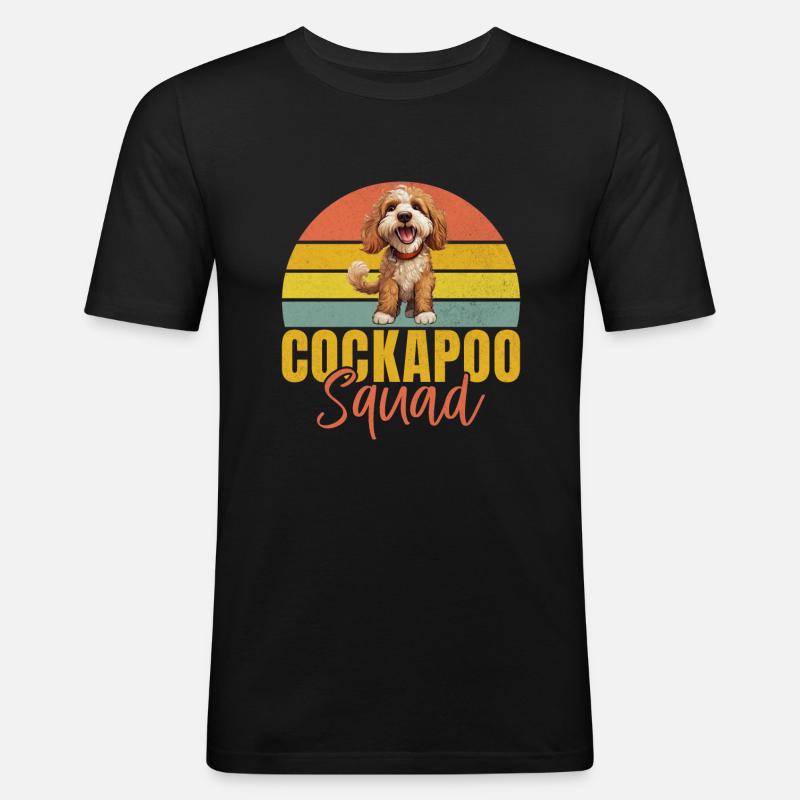 Cockapoo Gifts - Männer Slim Fit T-Shirt - Schwarz
