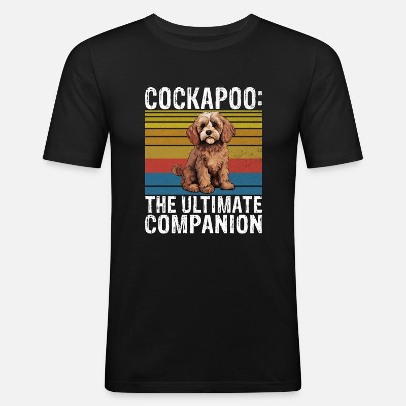 Cockapoo Gifts - Männer Slim Fit T-Shirt - Schwarz