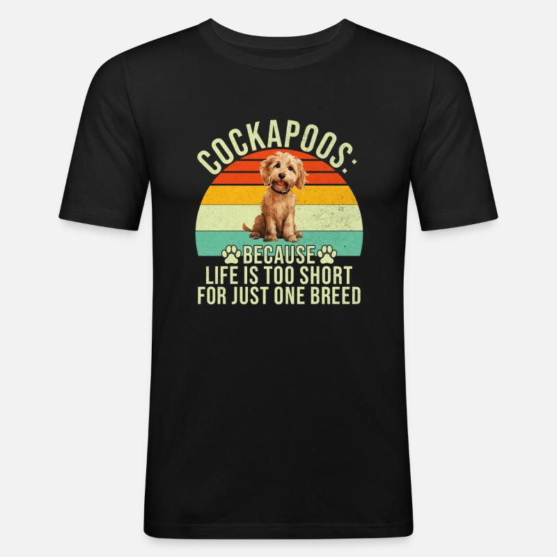 Cockapoo Gifts - Men's Slim Fit T-Shirt - black