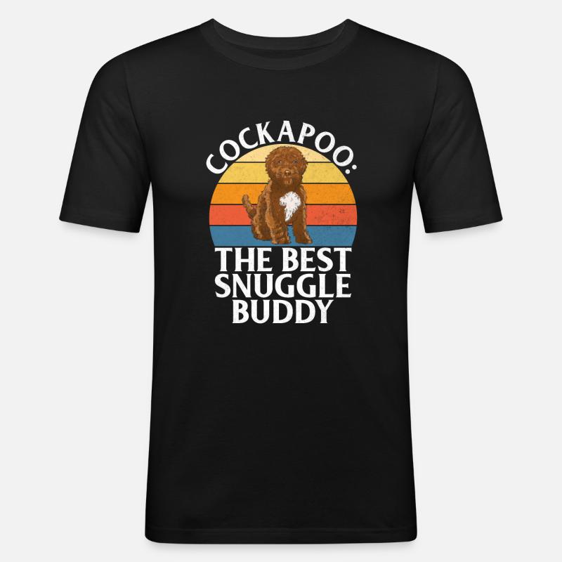 Cockapoo Gifts - Männer Slim Fit T-Shirt - Schwarz