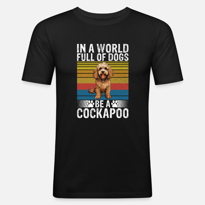 Cockapoo Gifts - Men's Slim Fit T-Shirt - black