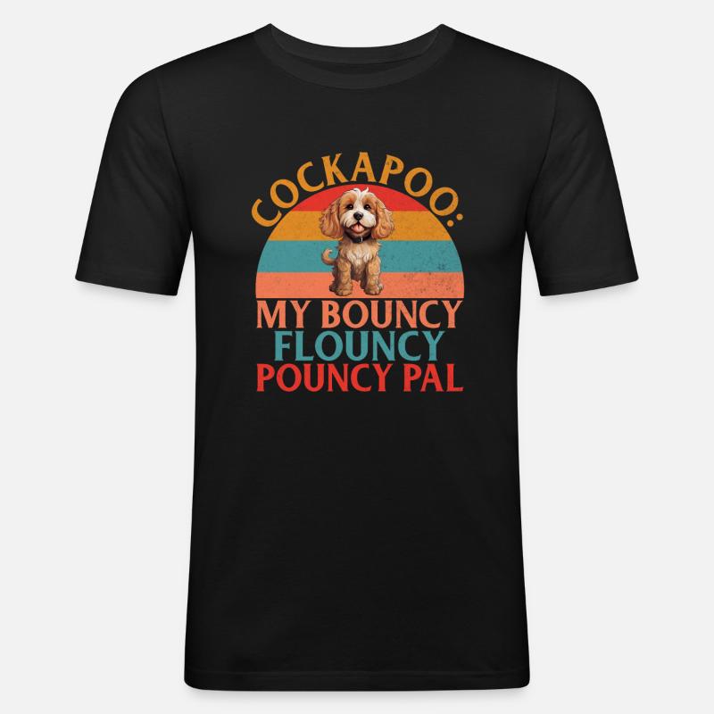Cockapoo Gifts - Men's Slim Fit T-Shirt - black
