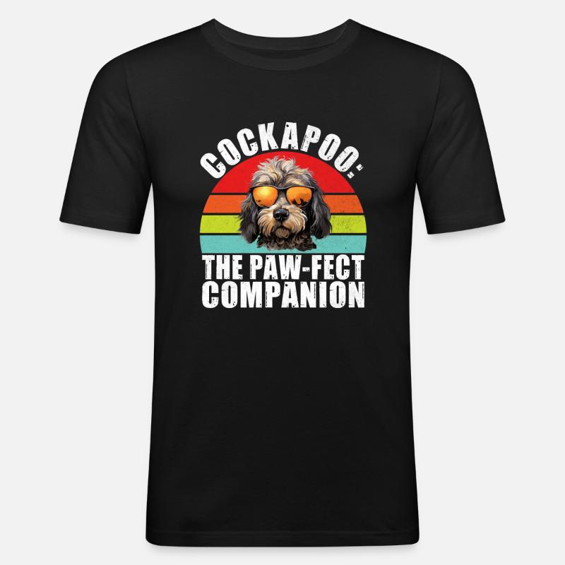 Cockapoo Gifts - Männer Slim Fit T-Shirt - Schwarz