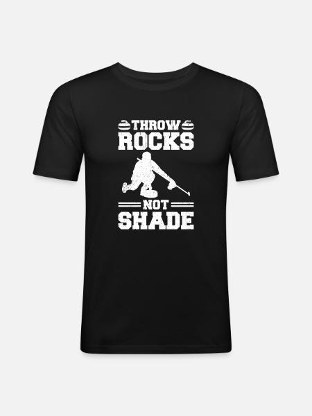 Curling Sport Curling - Men's Slim Fit T-Shirt - black