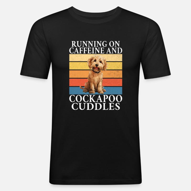 Cockapoo Gifts - Männer Slim Fit T-Shirt - Schwarz