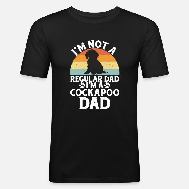 Cockapoo Gifts - Männer Slim Fit T-Shirt - Schwarz