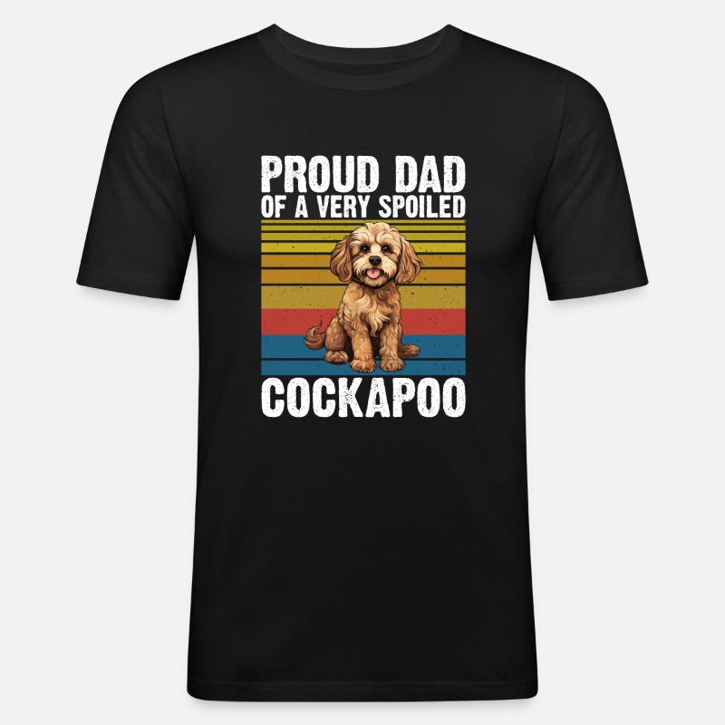 Cockapoo Gifts - Männer Slim Fit T-Shirt - Schwarz