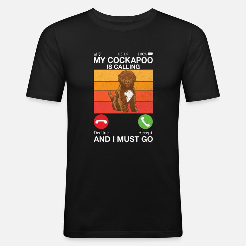 Cockapoo Gifts - Men's Slim Fit T-Shirt - black
