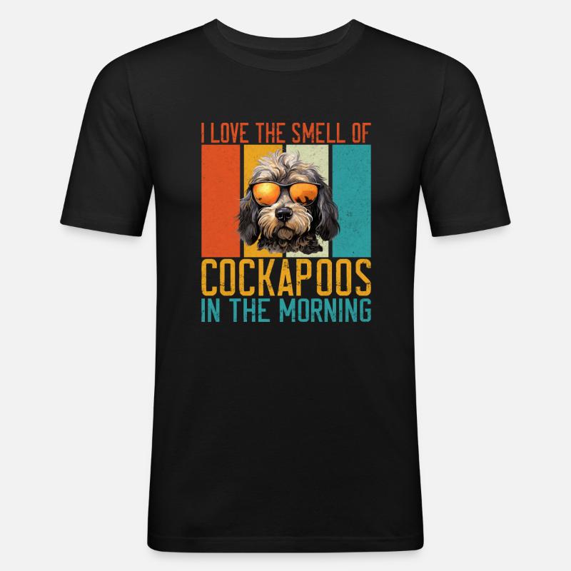 Cockapoo Gifts - Männer Slim Fit T-Shirt - Schwarz