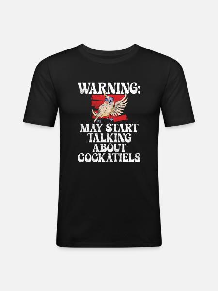Cadeaux de calopsitte - T-shirt près du corps Homme - noir