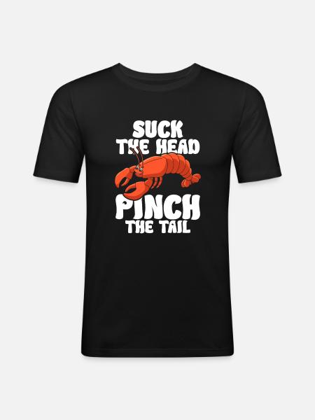 Crawfish Gifts - Men's Slim Fit T-Shirt - black