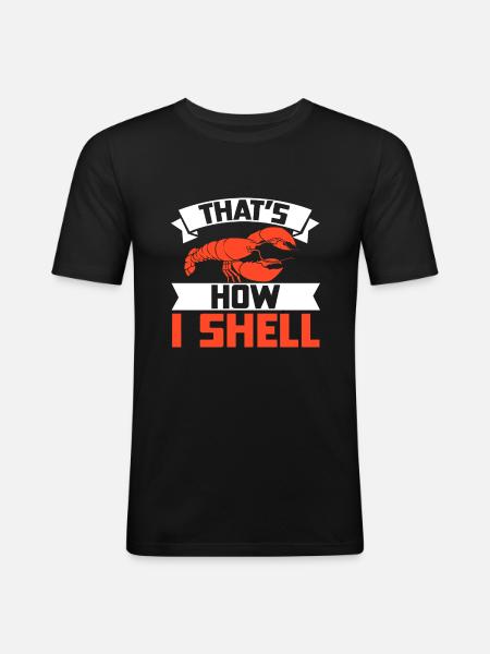 Crawfish Gifts - Men's Slim Fit T-Shirt - black