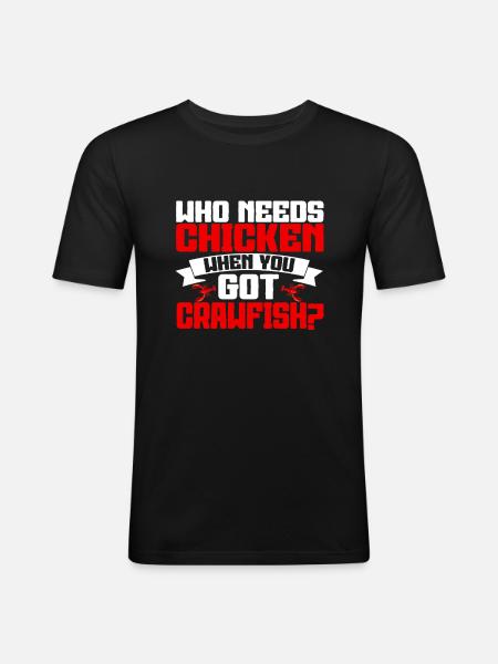 Crawfish Gifts - Men's Slim Fit T-Shirt - black