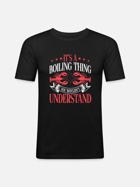 Crawfish Gifts - Men's Slim Fit T-Shirt - black