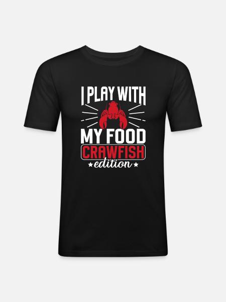 Crawfish Gifts - Men's Slim Fit T-Shirt - black