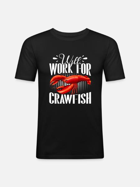 Crawfish Gifts - Men's Slim Fit T-Shirt - black