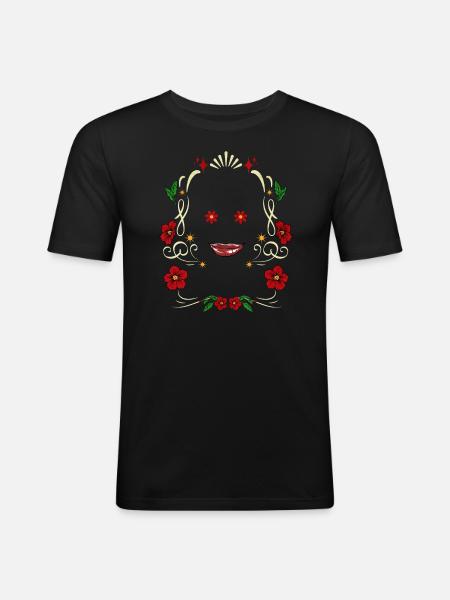 Spring diva - Men's Slim Fit T-Shirt - black