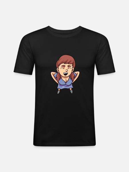 Feminism Woman - Men's Slim Fit T-Shirt - black