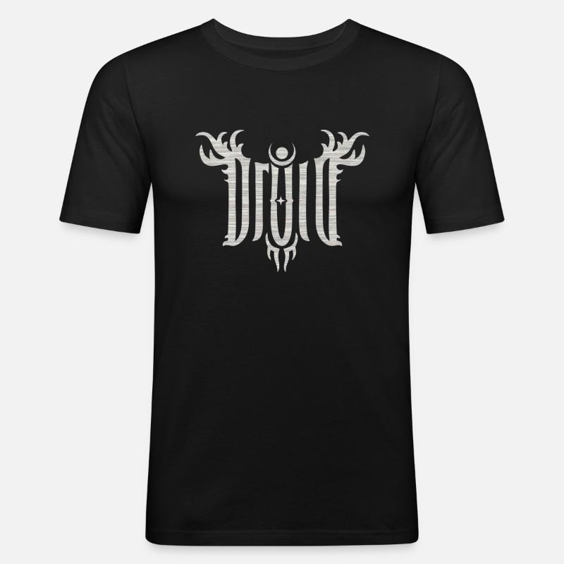 Druid - Männer Slim Fit T-Shirt - Schwarz