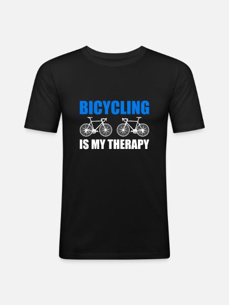 Cyclisme - T-shirt près du corps Homme - noir
