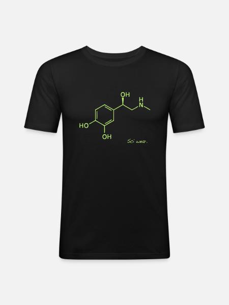 Adrénaline - T-shirt près du corps Homme - noir