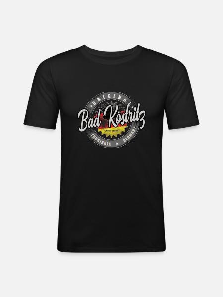 Original Germany Thuringia Bad Köstritz - Men's Slim Fit T-Shirt - black
