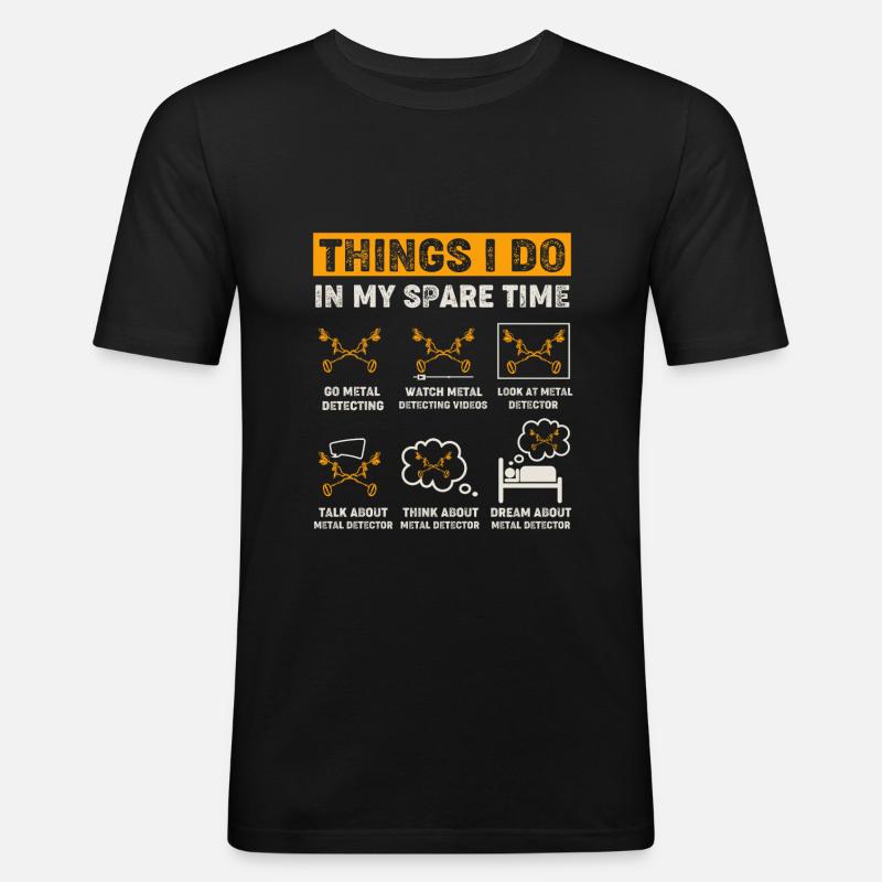 Sondeln Sondler - Männer Slim Fit T-Shirt - Schwarz