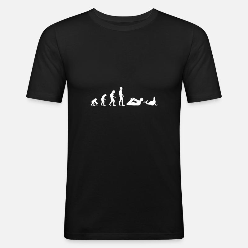 Robbe Evolution - T-shirt près du corps Homme - noir