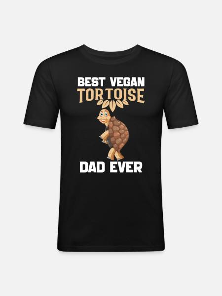 Tortoise - Men's Slim Fit T-Shirt - black